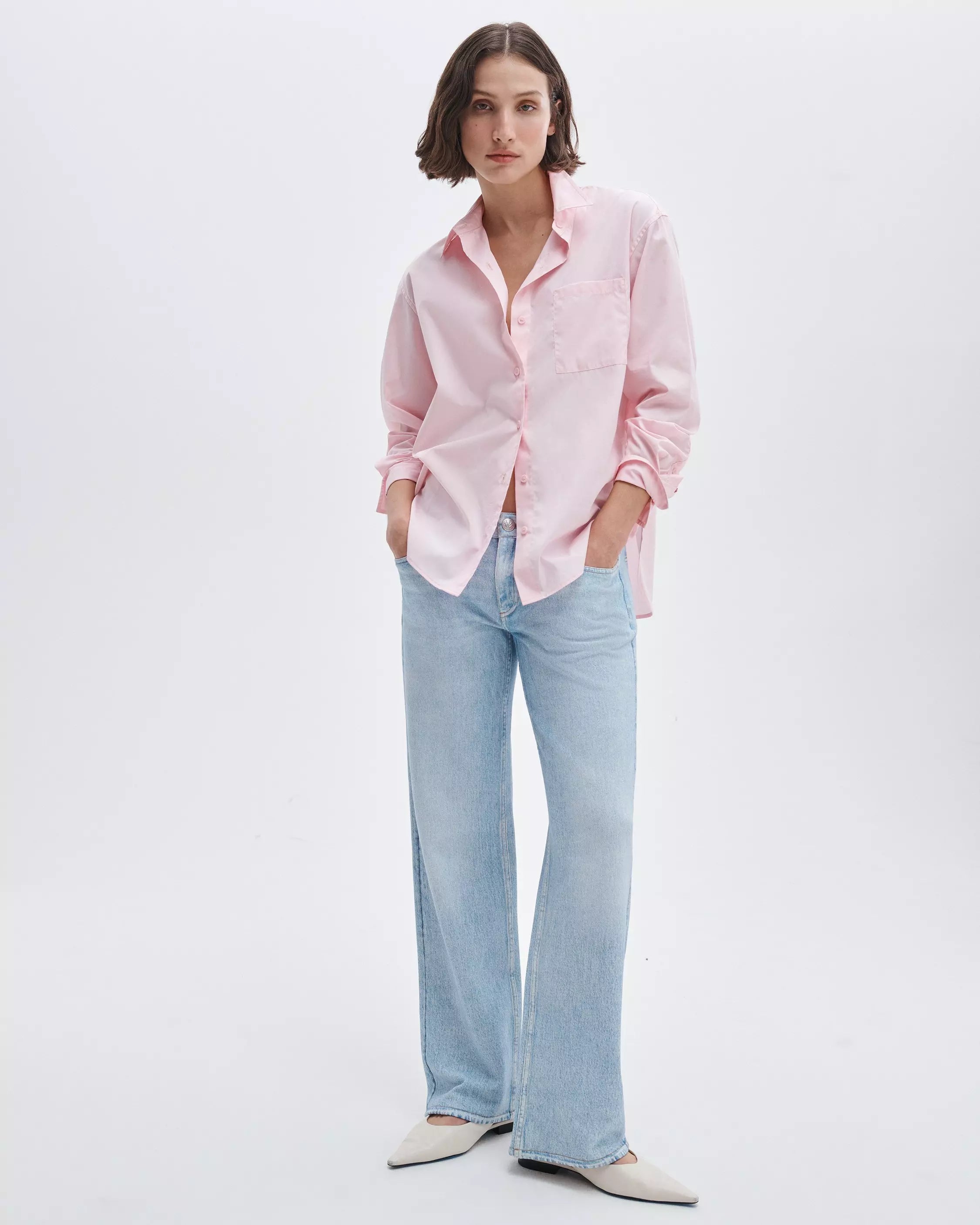 Rag & Bone Miramar Saige Relaxed Straight Jeans