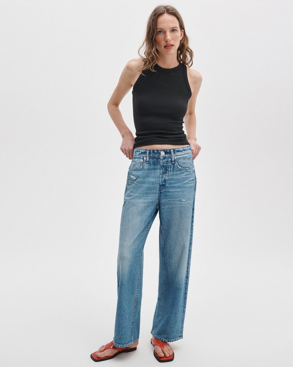 Rag & Bone Miramar Wide-Leg Ankle Pant Minetta