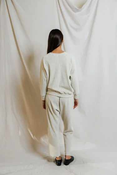 Perfect White Tee Eliana Loop Terry Capri Pant