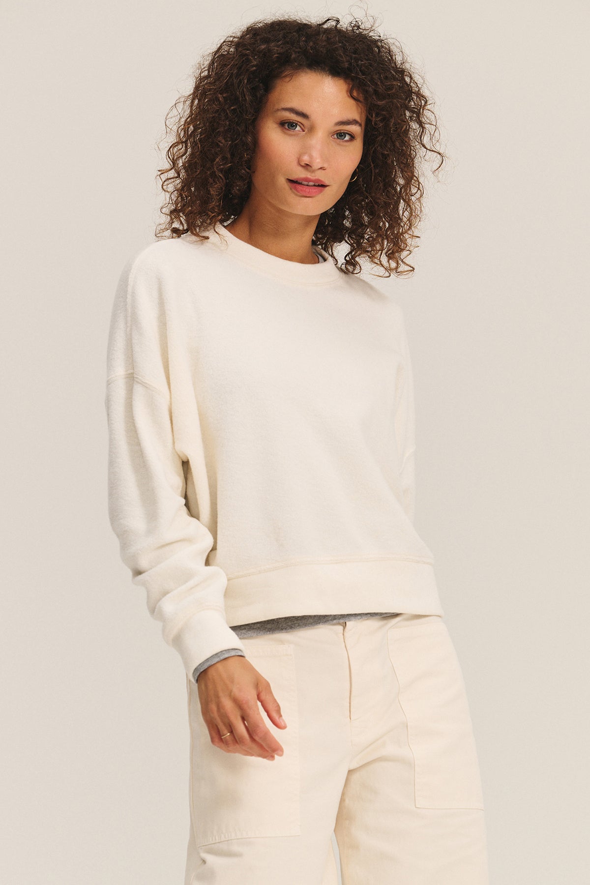 Velvet Kimmy Drop Shoulder Sweatshirt