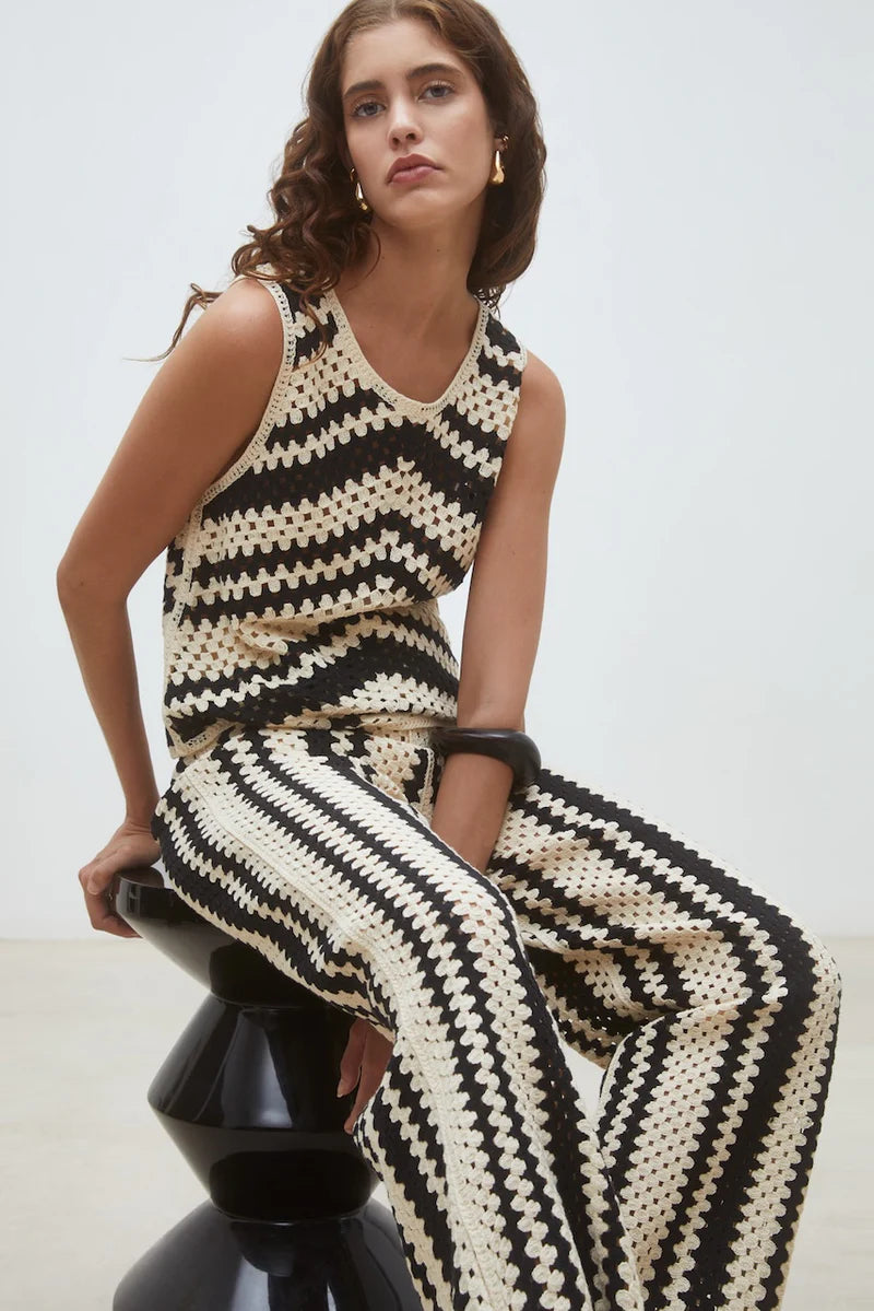 SUNCOO Jequel Crochet Pant