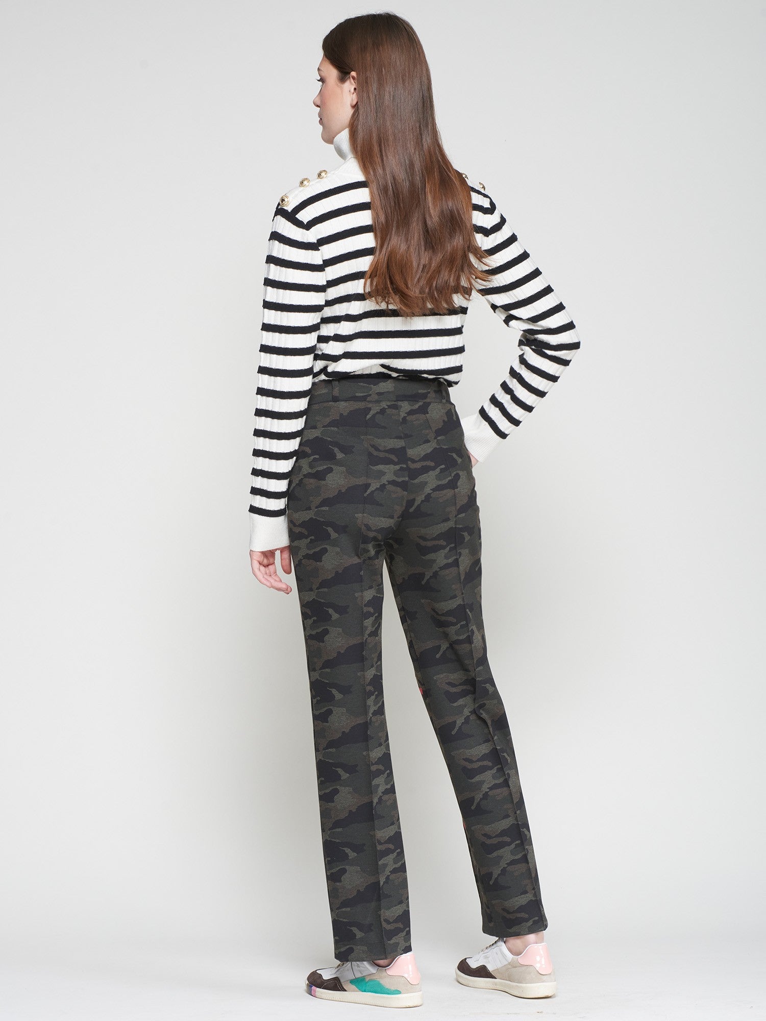 Vilagallo Elisa Camo Trouser 32667