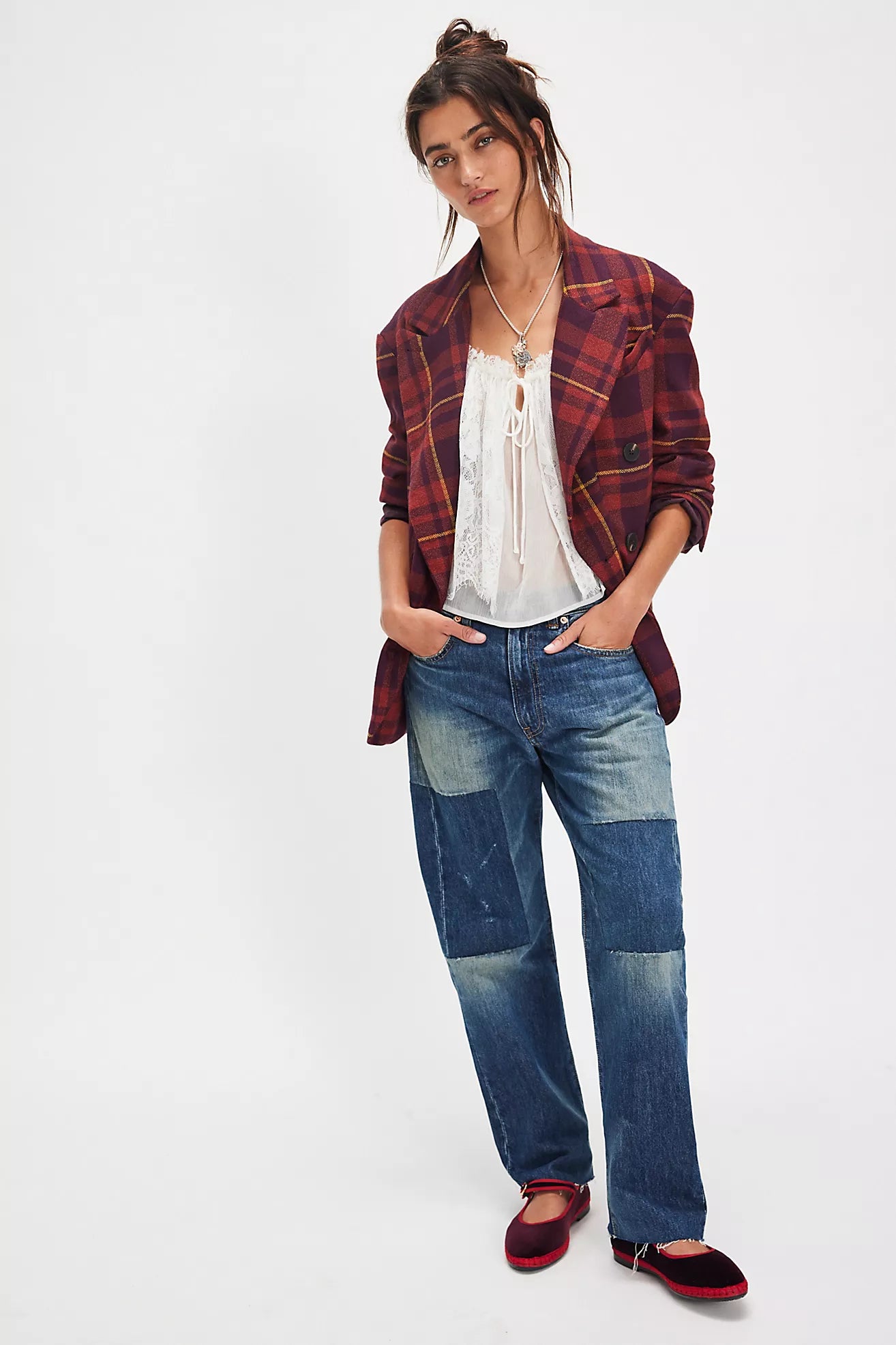 Free People Dean Double Breasted Blazer