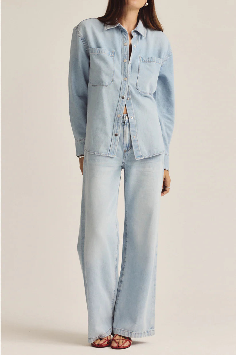 Pistola Jaydn Mid Rise Palazzo Jean Chateau