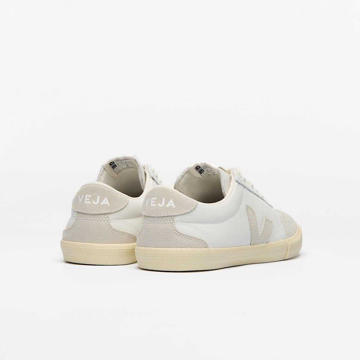 Veja Volley O.T. Leather White Natural back view
