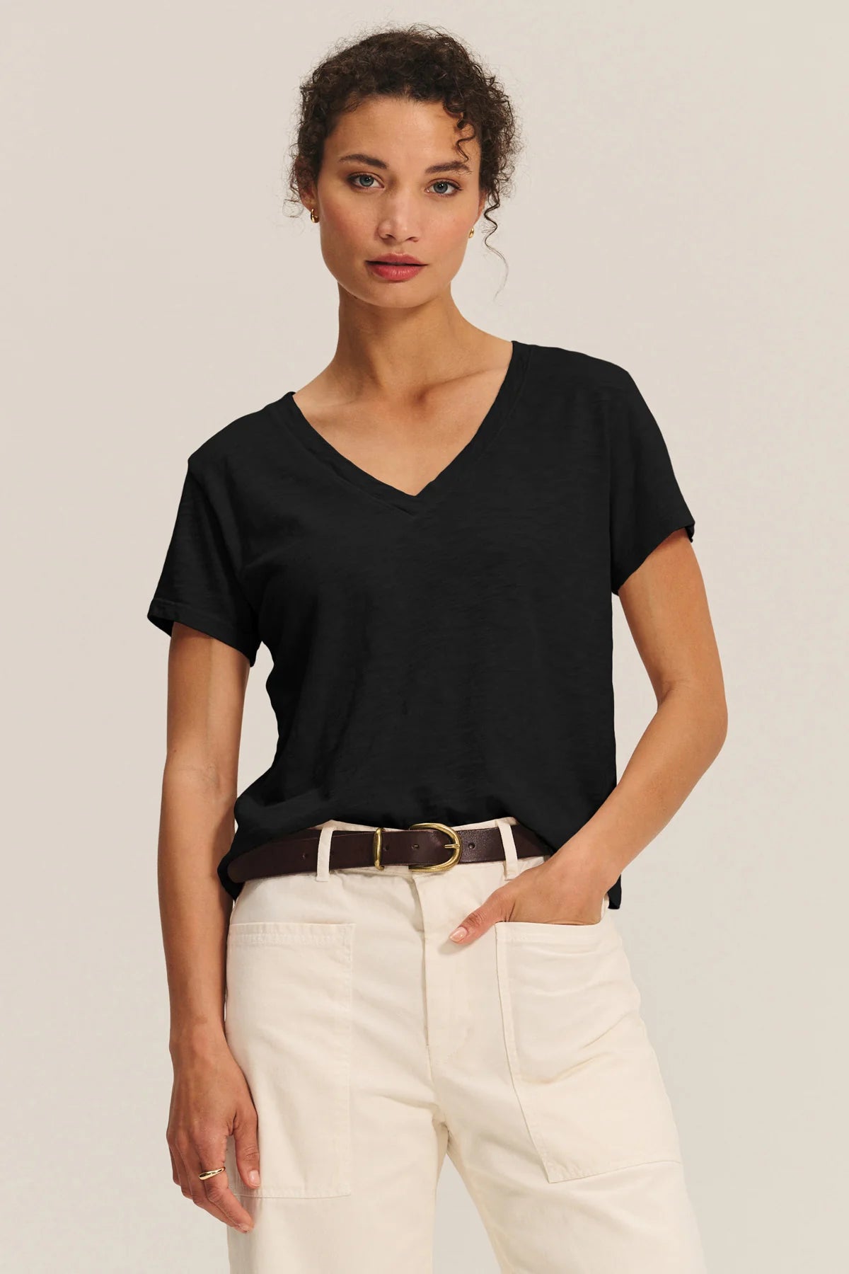 Velvet Elisha V Neck Tee
