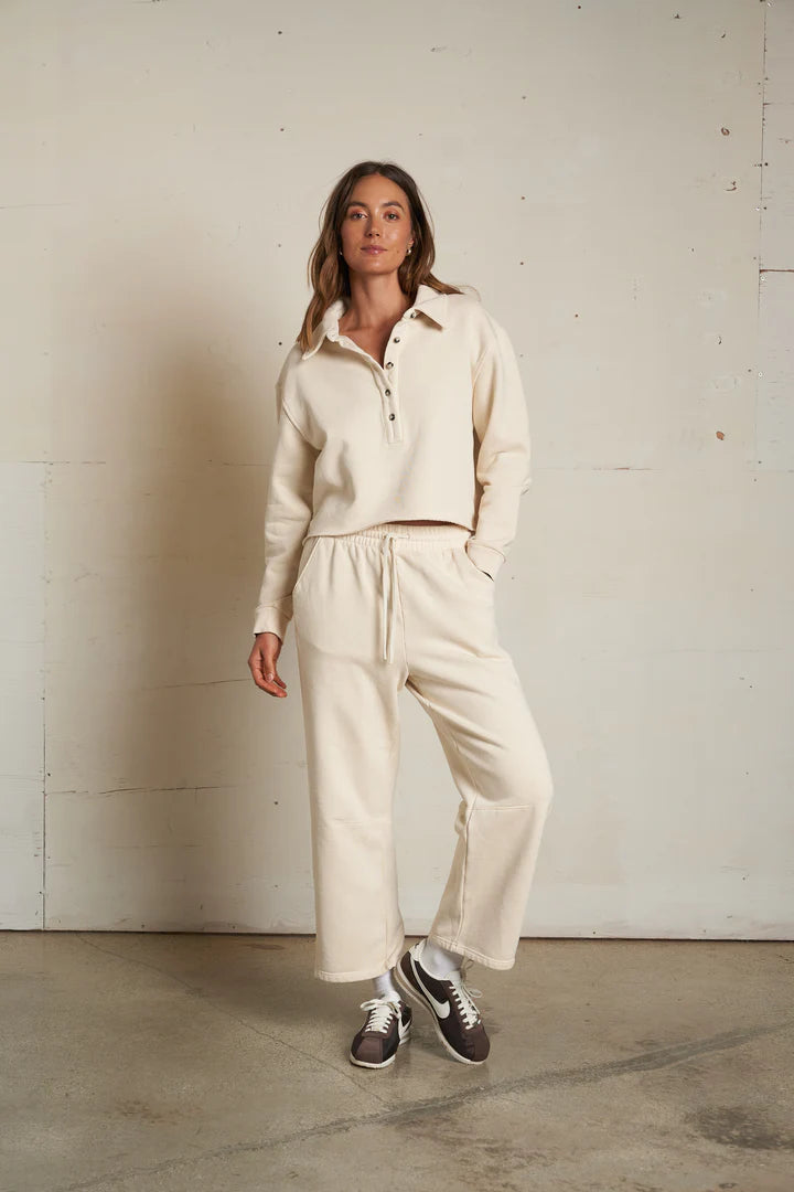 Perfect White Tee Fallon Fleece Barrel Sweatpant