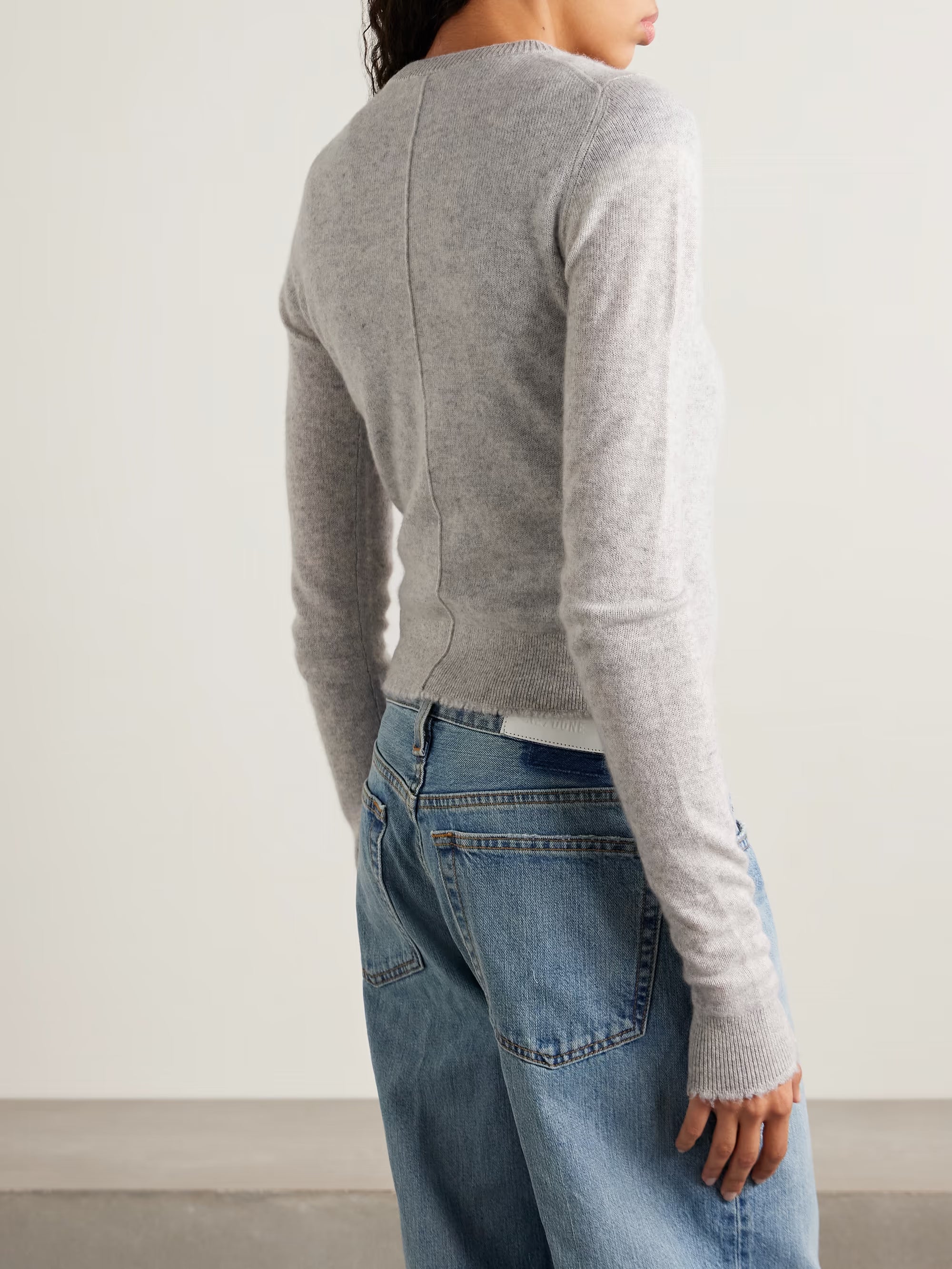 RE/DONE Cashmere Crewneck Cardigan