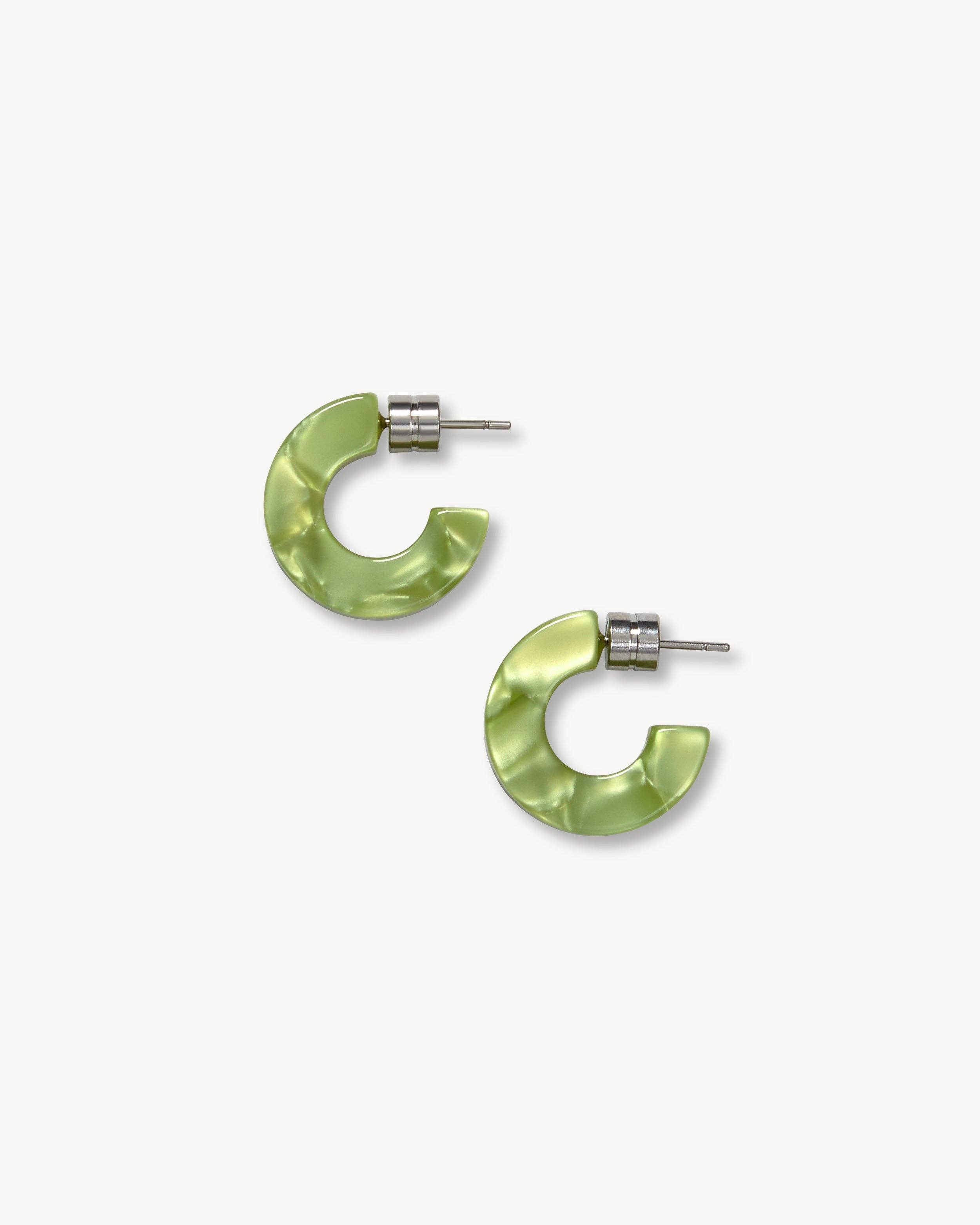 MACHETE Muse Hoops in Pistachio 029261