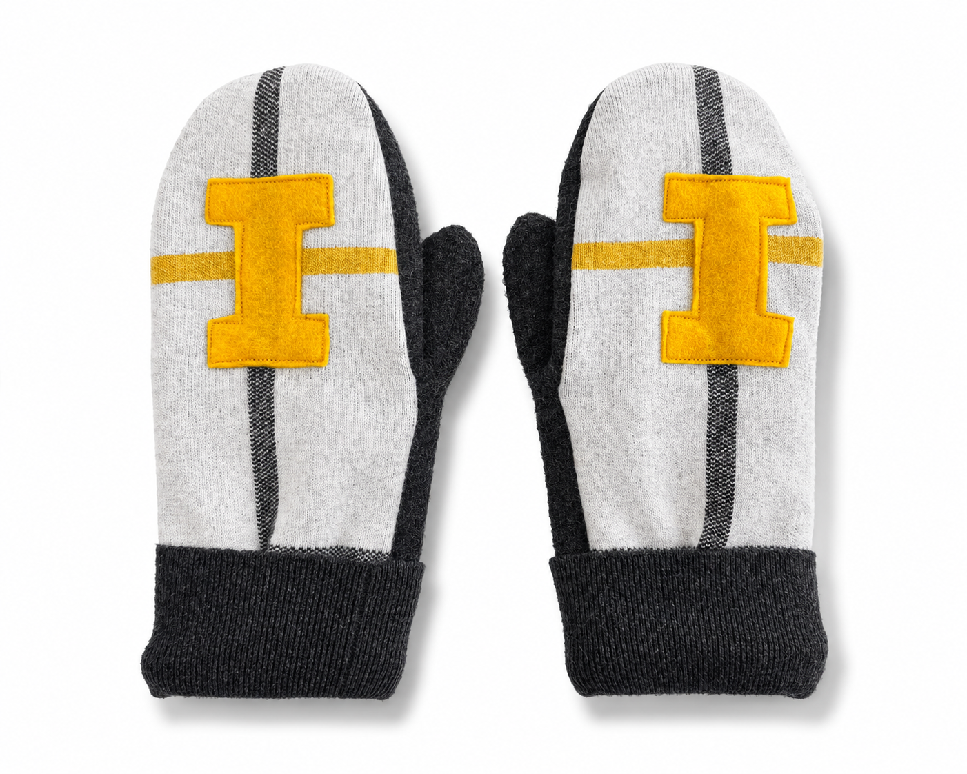 Catherine's Game Day "I" Embroidered Handmade Mittens