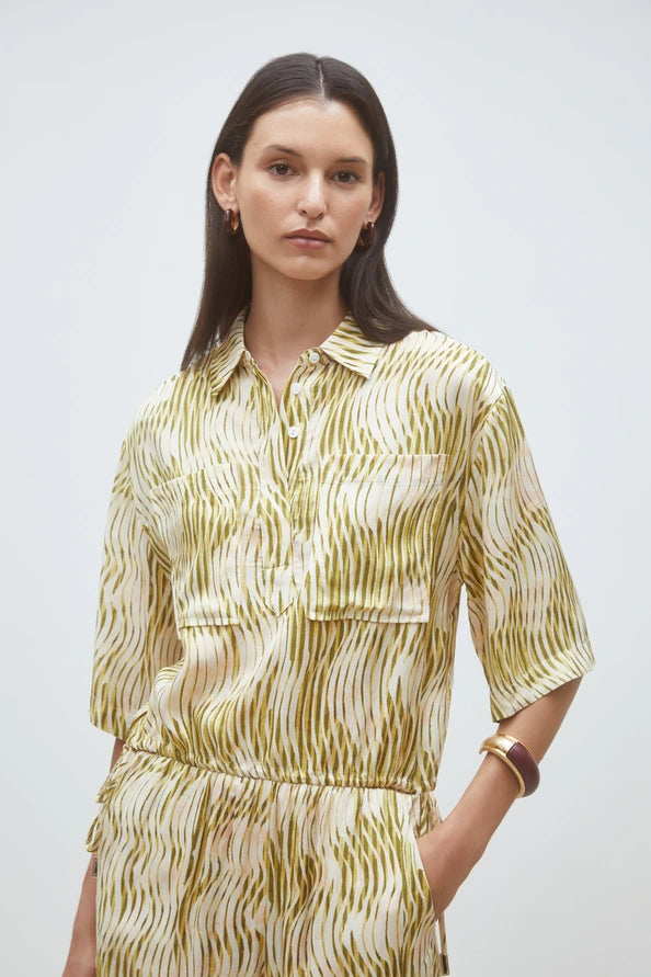SUNCOO Leony Striped Top