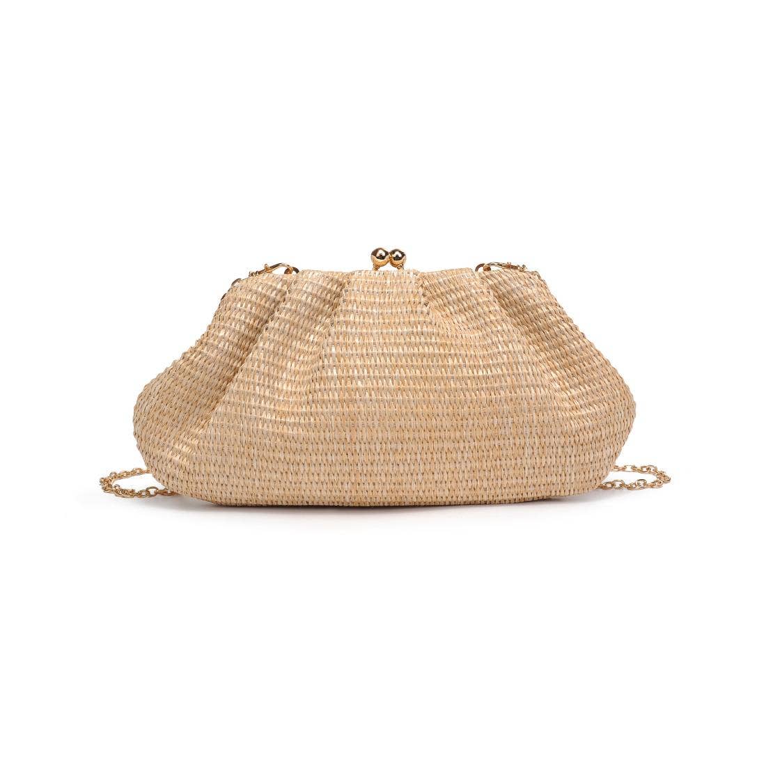 Urban Expressions Triana Straw Frame Clutch