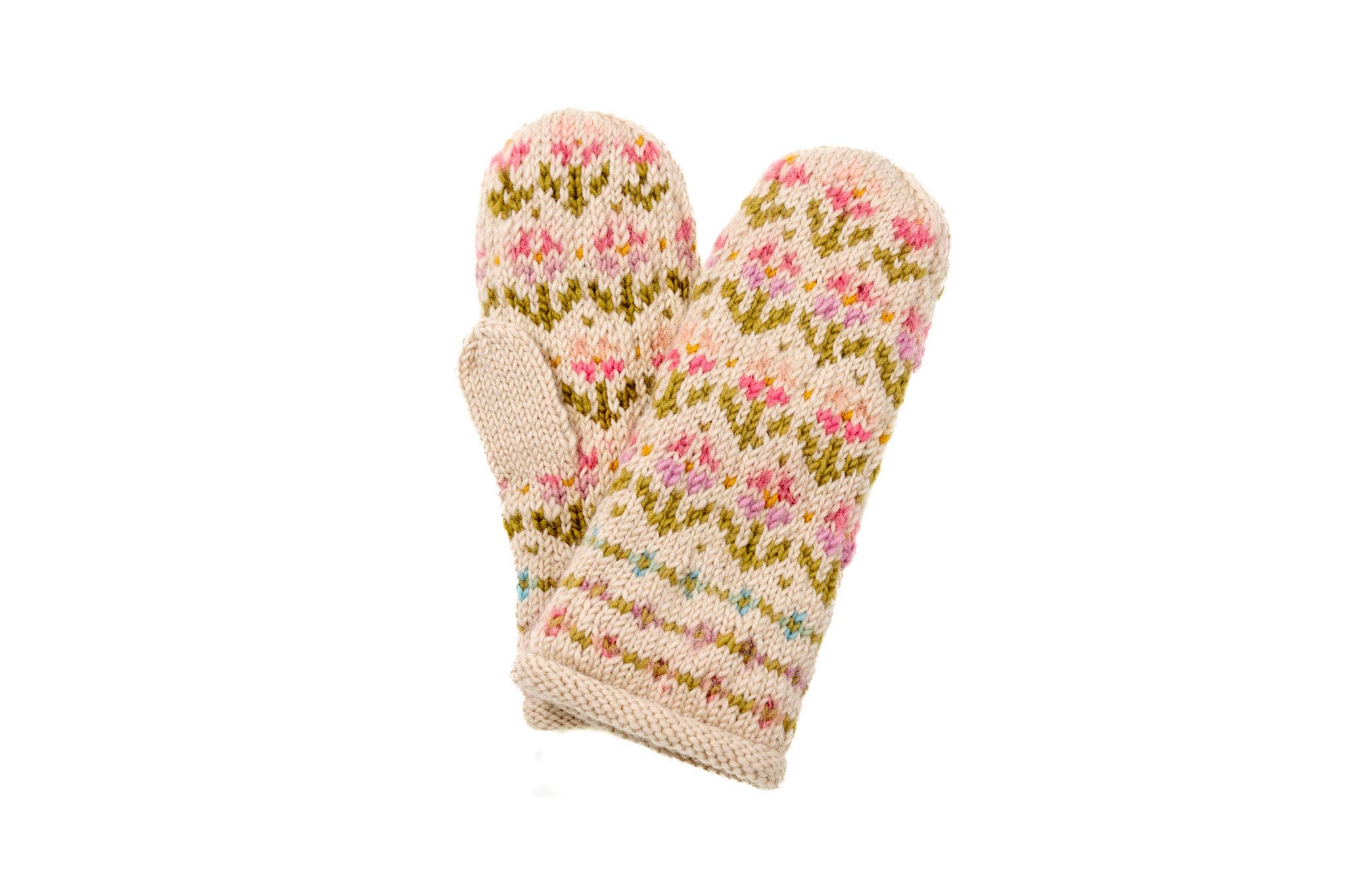 French Knot Leelu Mitten