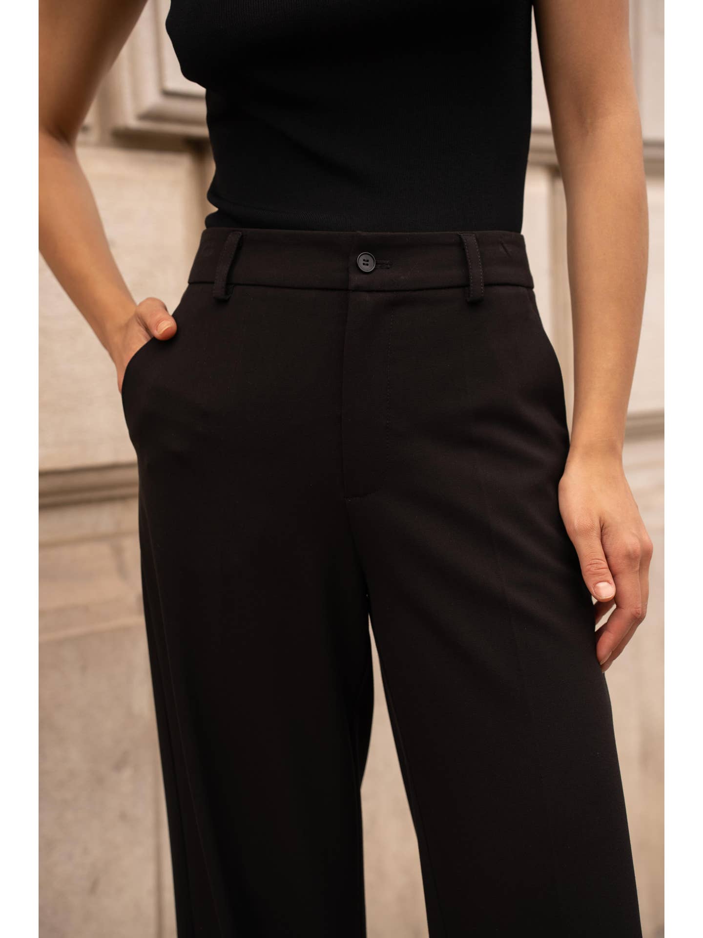 Carmine Paris Wide Leg Tailored Trouser P2523