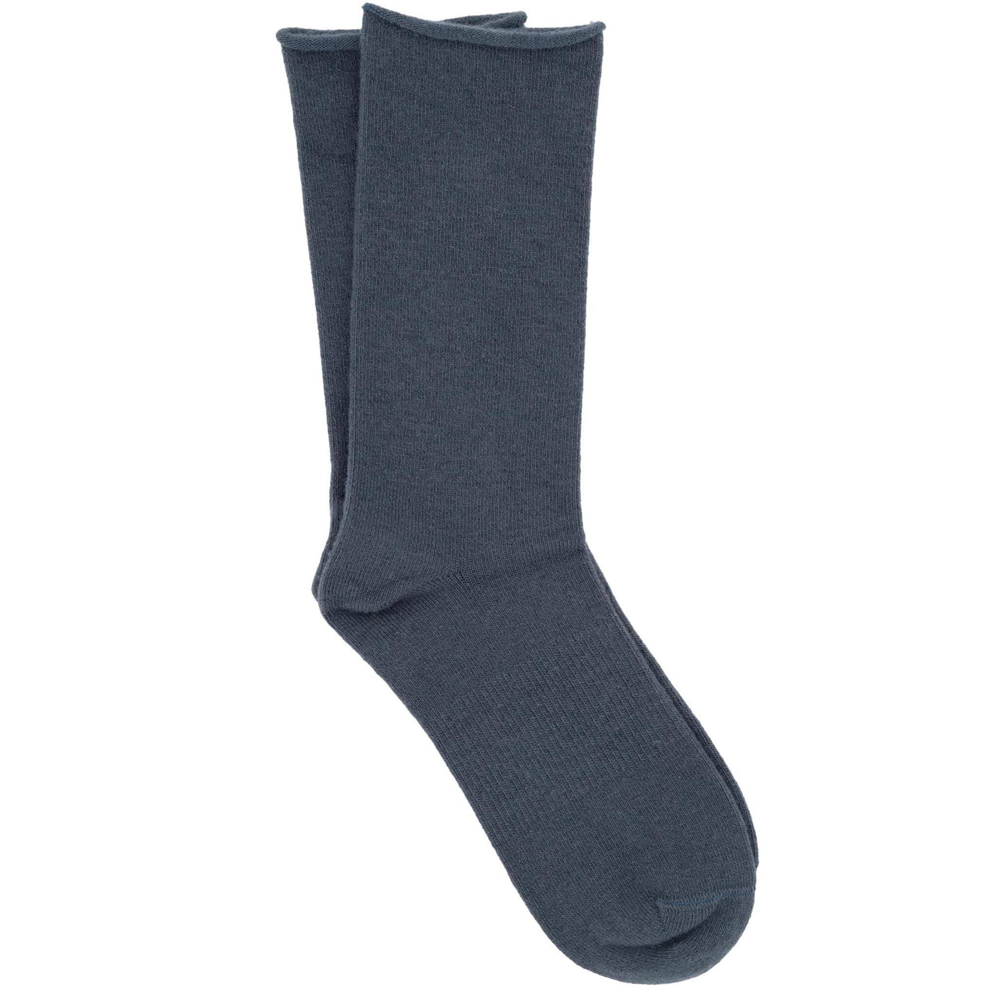 iLux Cashelle Cozy Cashmere Silk Roll Top Socks 1557