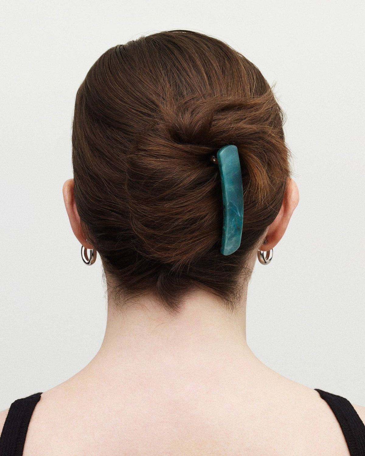Machete No. 3 Heirloom Barrette in Blue Roma