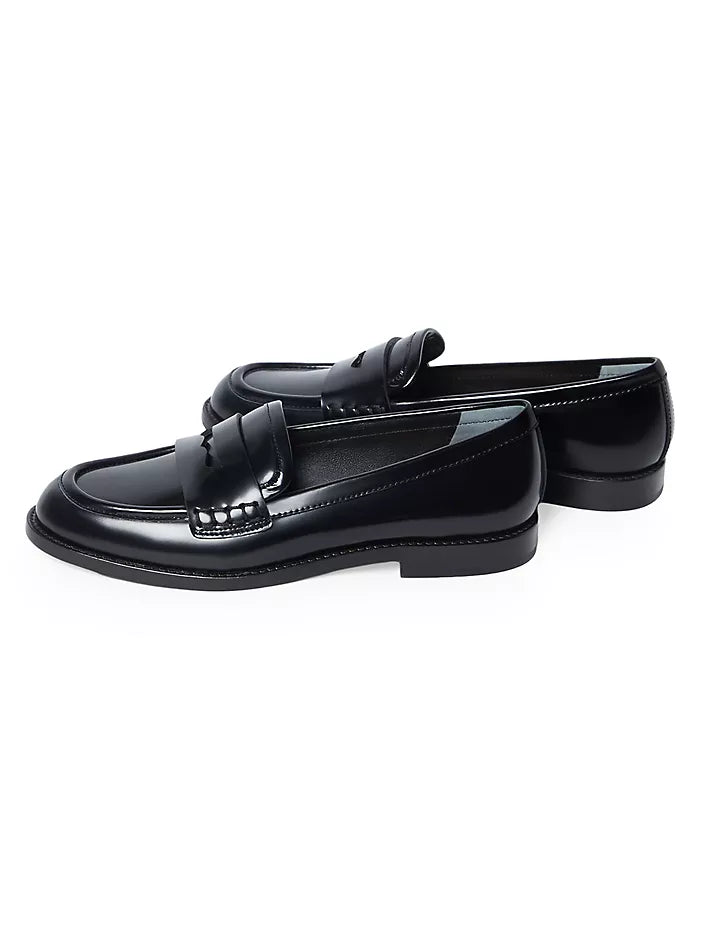 Loeffler Randall Rachel Black Leather Loafer