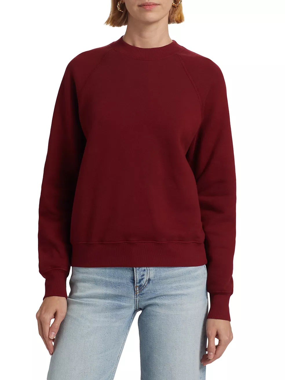 RE/DONE Classic Crewneck Sweatshirt- Currant