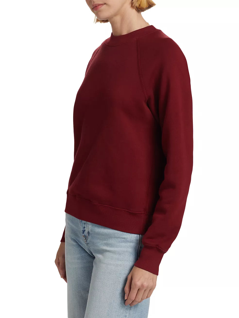 RE/DONE Classic Crewneck Sweatshirt- Currant