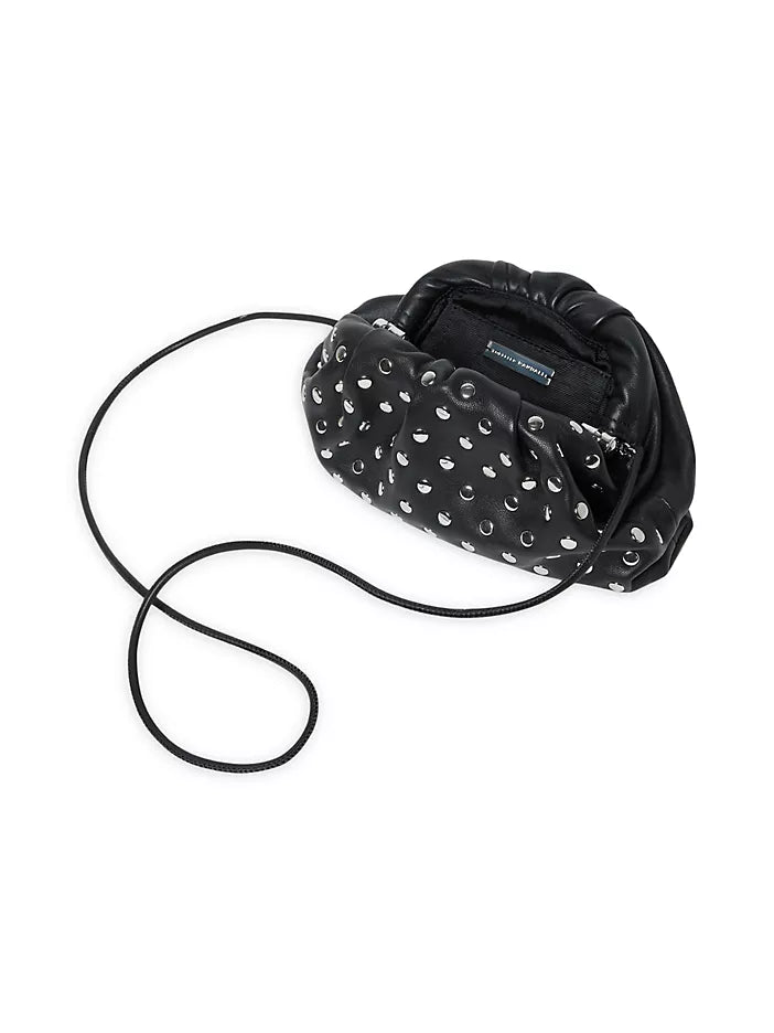 Loeffler Randall Bailey Black/Silver Dome Clutch