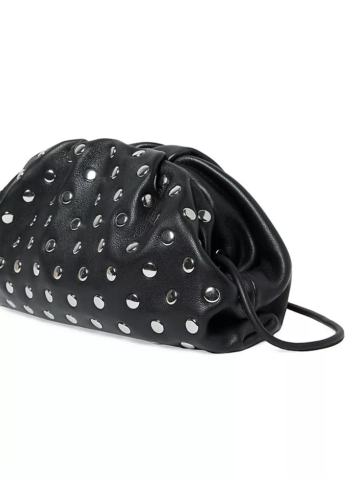 Loeffler Randall Bailey Black/Silver Dome Clutch