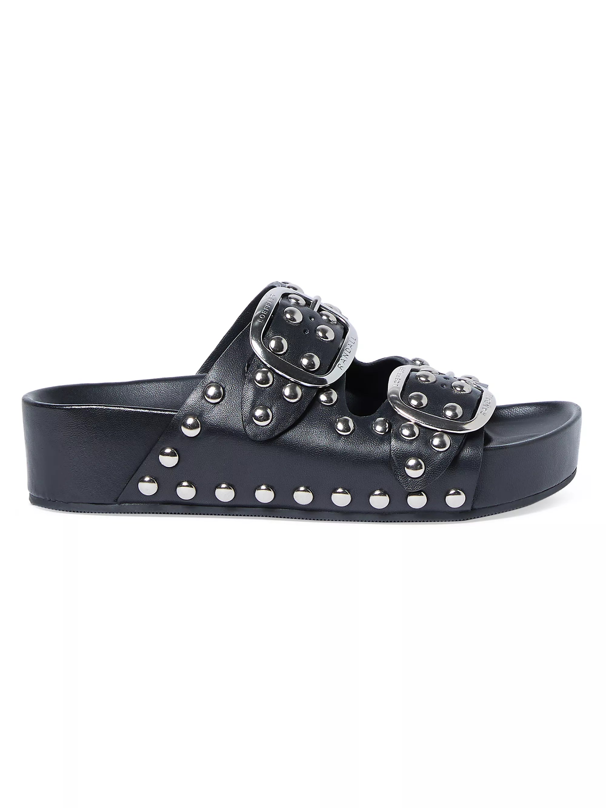 Loeffler Randall Jack Black Studded Sandal