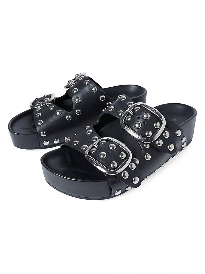 Loeffler Randall Jack Black Studded Sandal