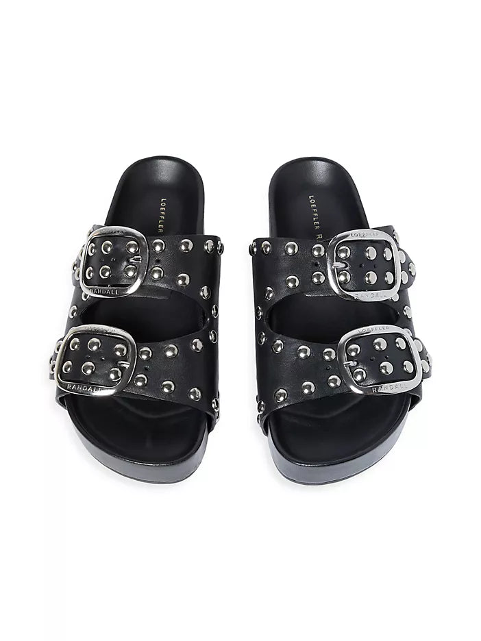 Loeffler Randall Jack Black Studded Sandal