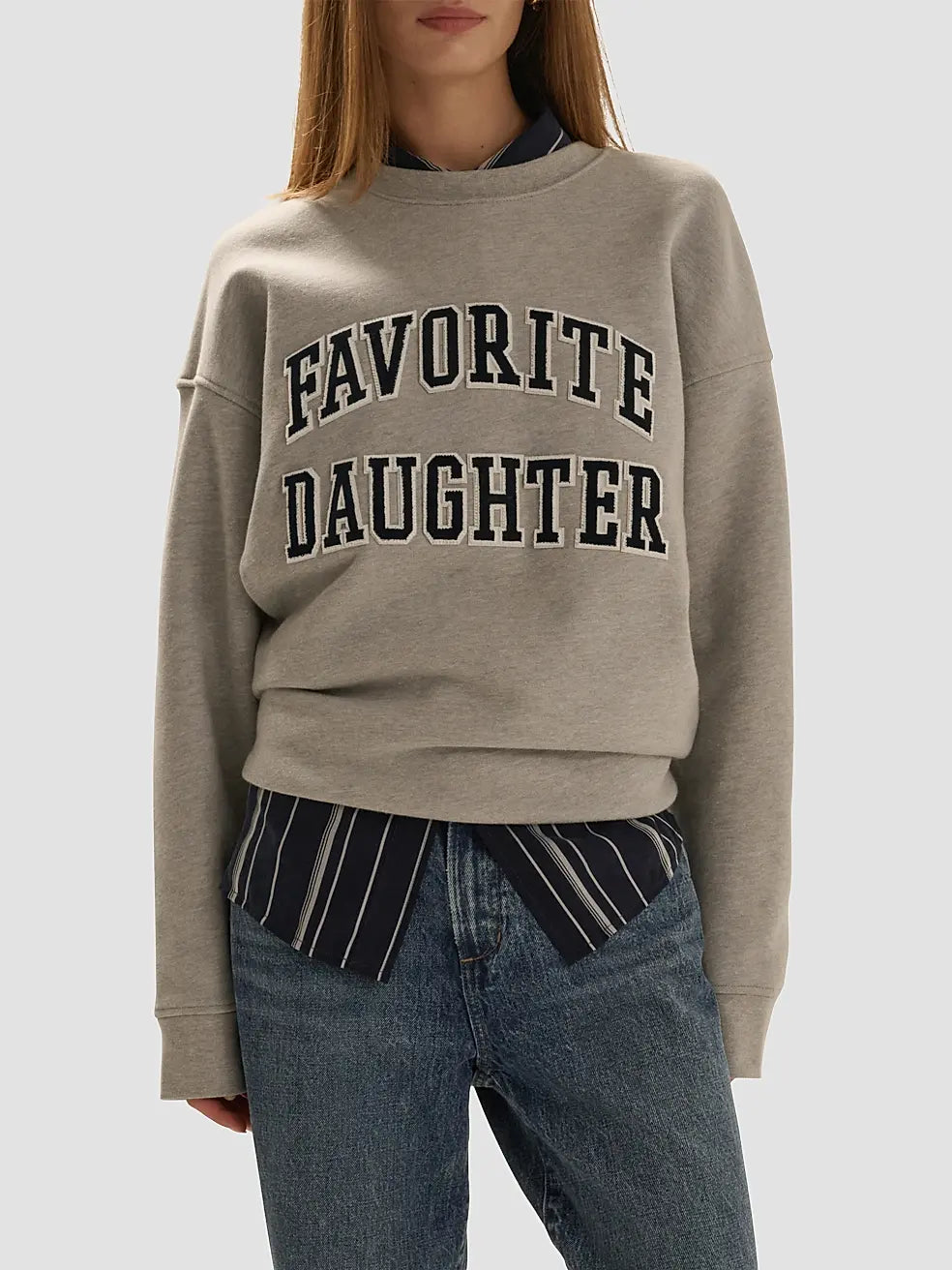 Favorite Daughter The Embroidery Collegiate Sweatshirt
