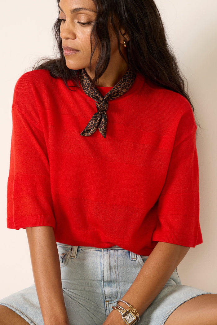 Pistola Tara Featherweight Sweater Tee