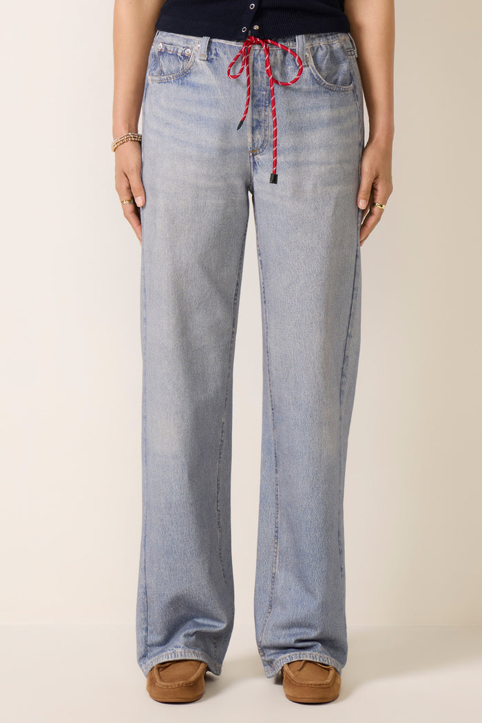Rag & Bone Miramar Drawcord Wide Leg Pant Brighton