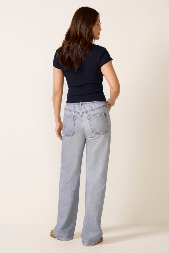 Rag & Bone Miramar Drawcord Wide Leg Pant Brighton
