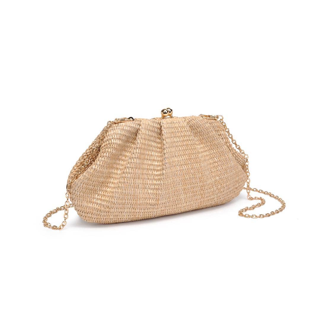 Urban Expressions Triana Straw Frame Clutch