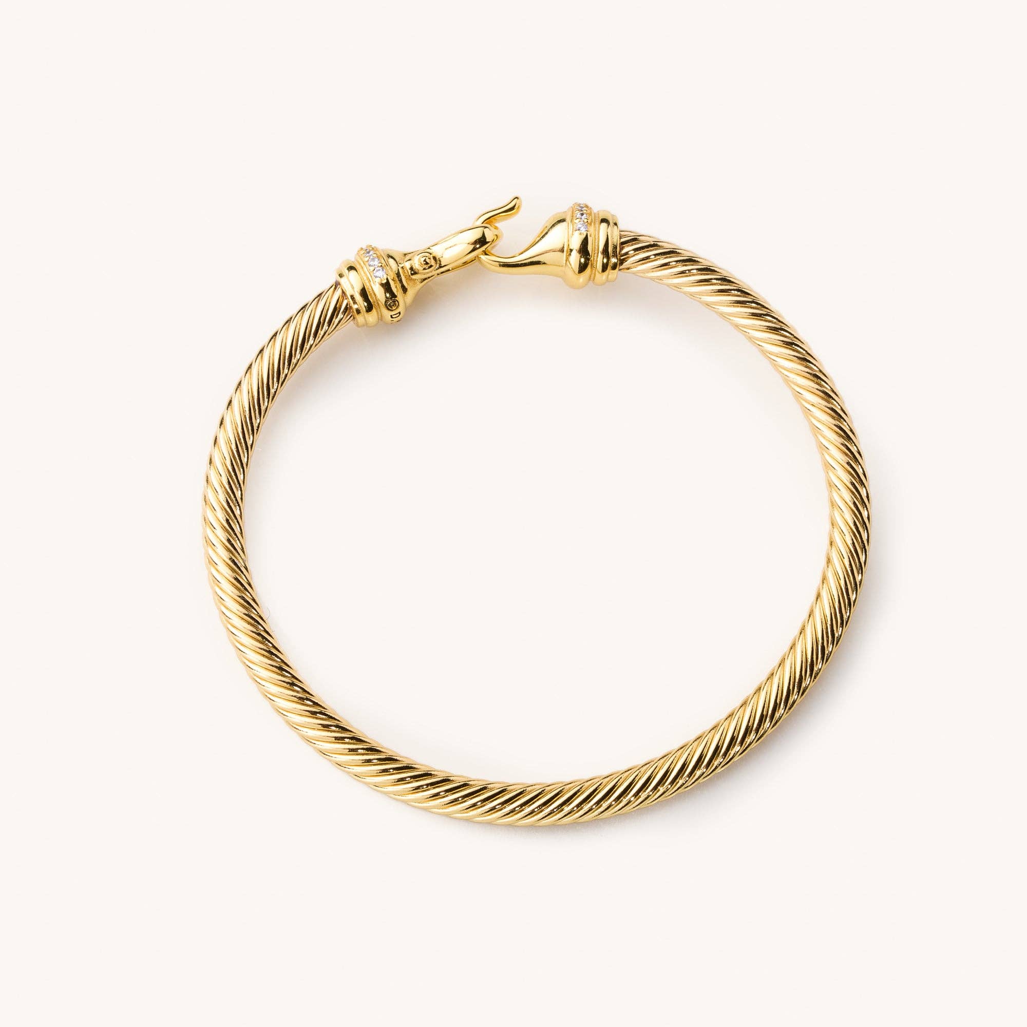 Nikki Smith Designs Arria Gold Latch Bangle