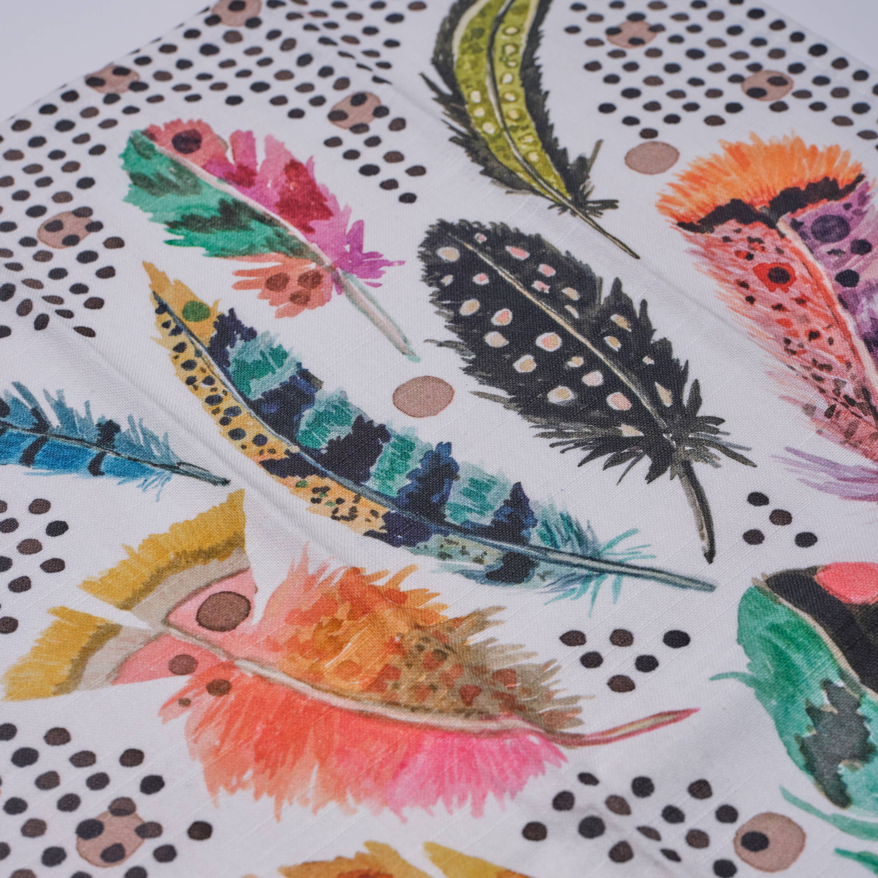 Betsy Olmsted Tea Towel- Polka Plumes