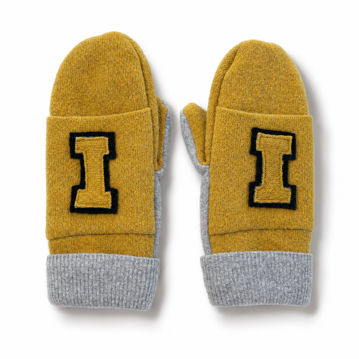 Catherine's Game Day "I" Embroidered Handmade Mittens