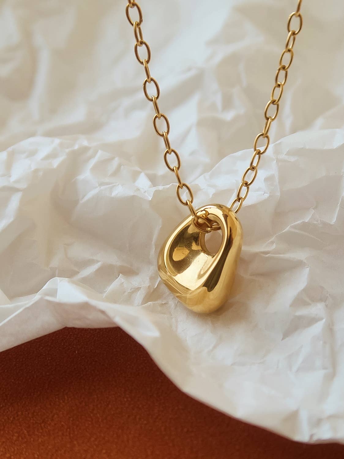 Flânerie Rosélia 18K Gold Non-Tarnish Charm Necklace