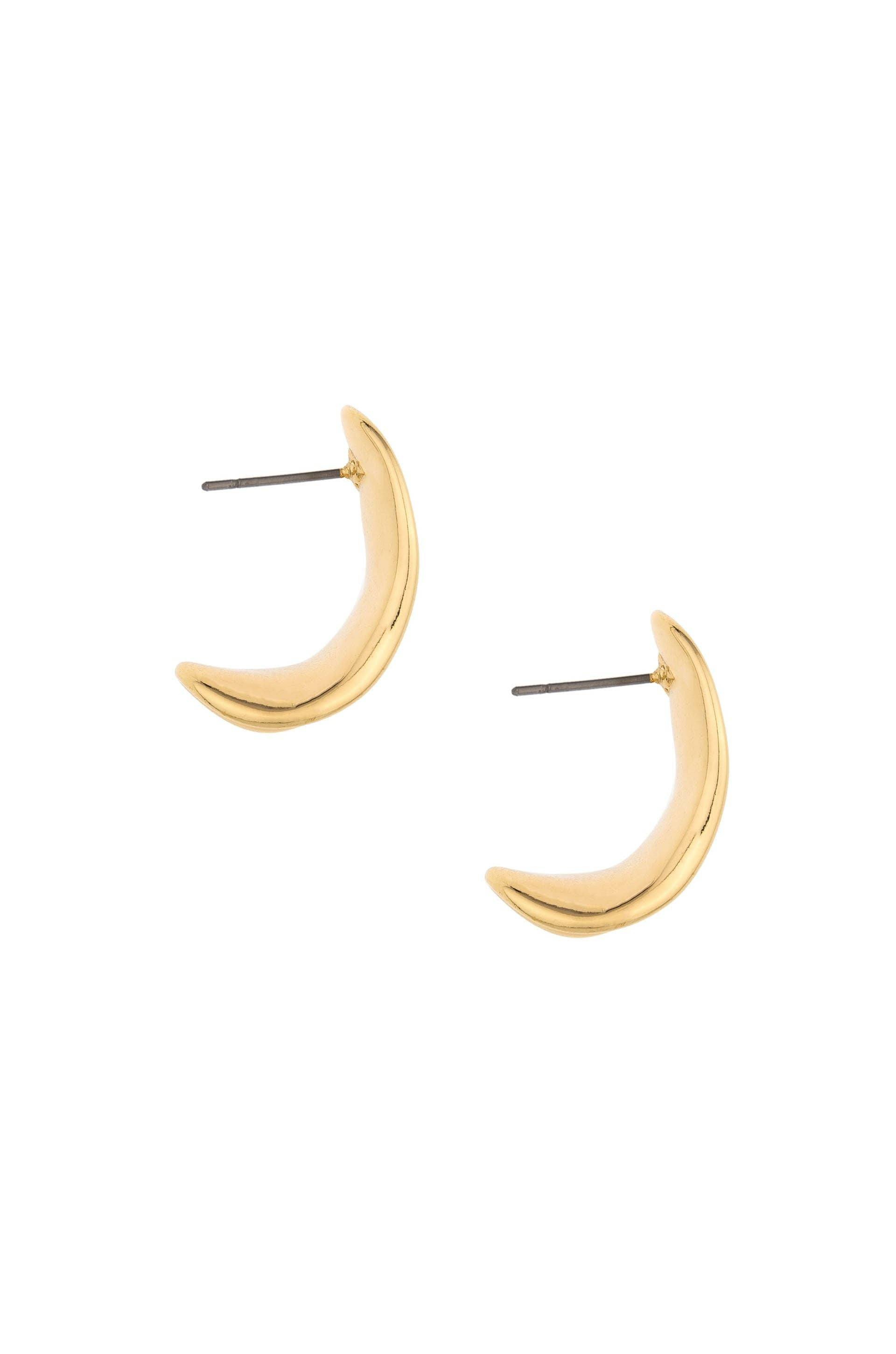 Ettika Curved Stud Earrings