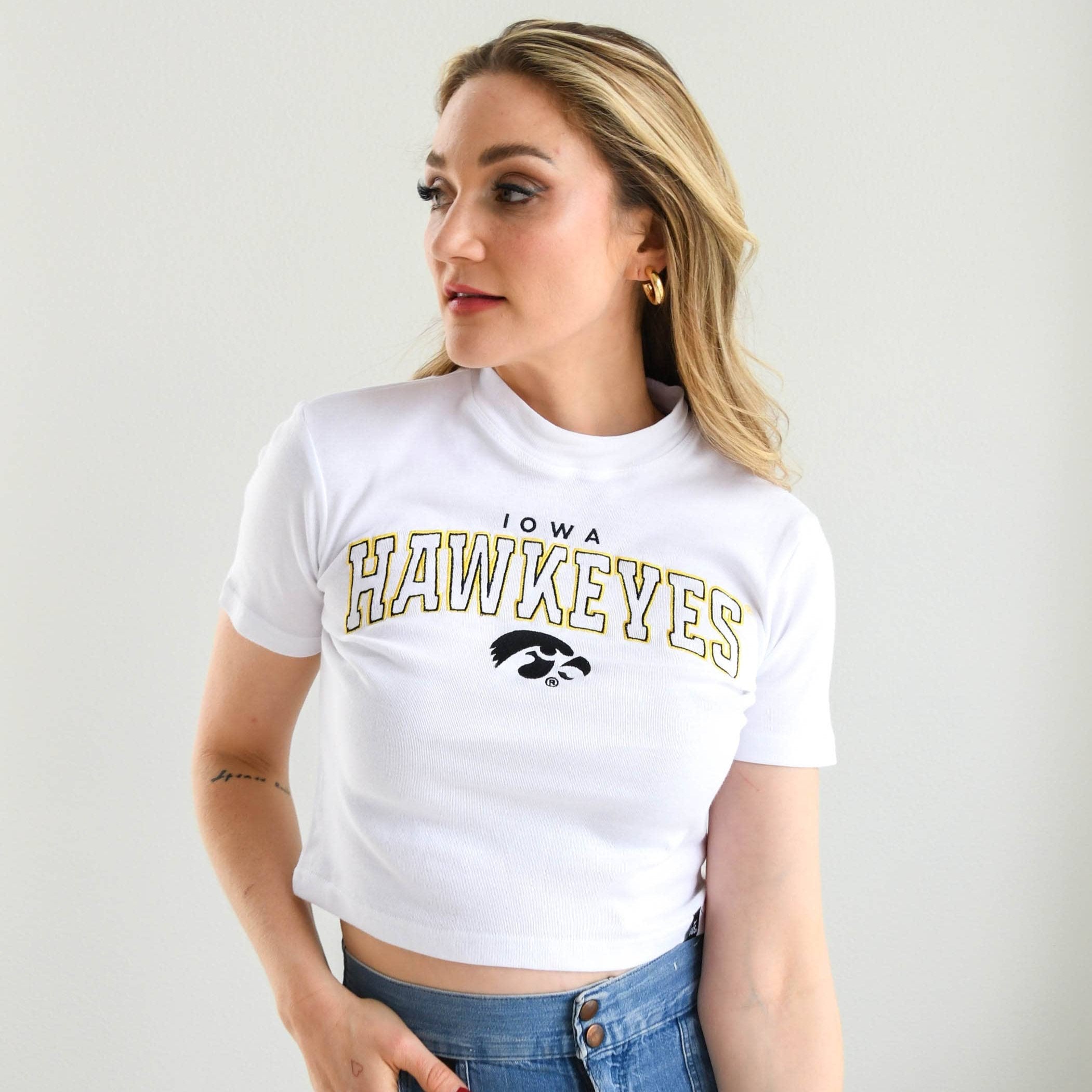 Catherine's Game Day Iowa Matthews Logo Baby Tee