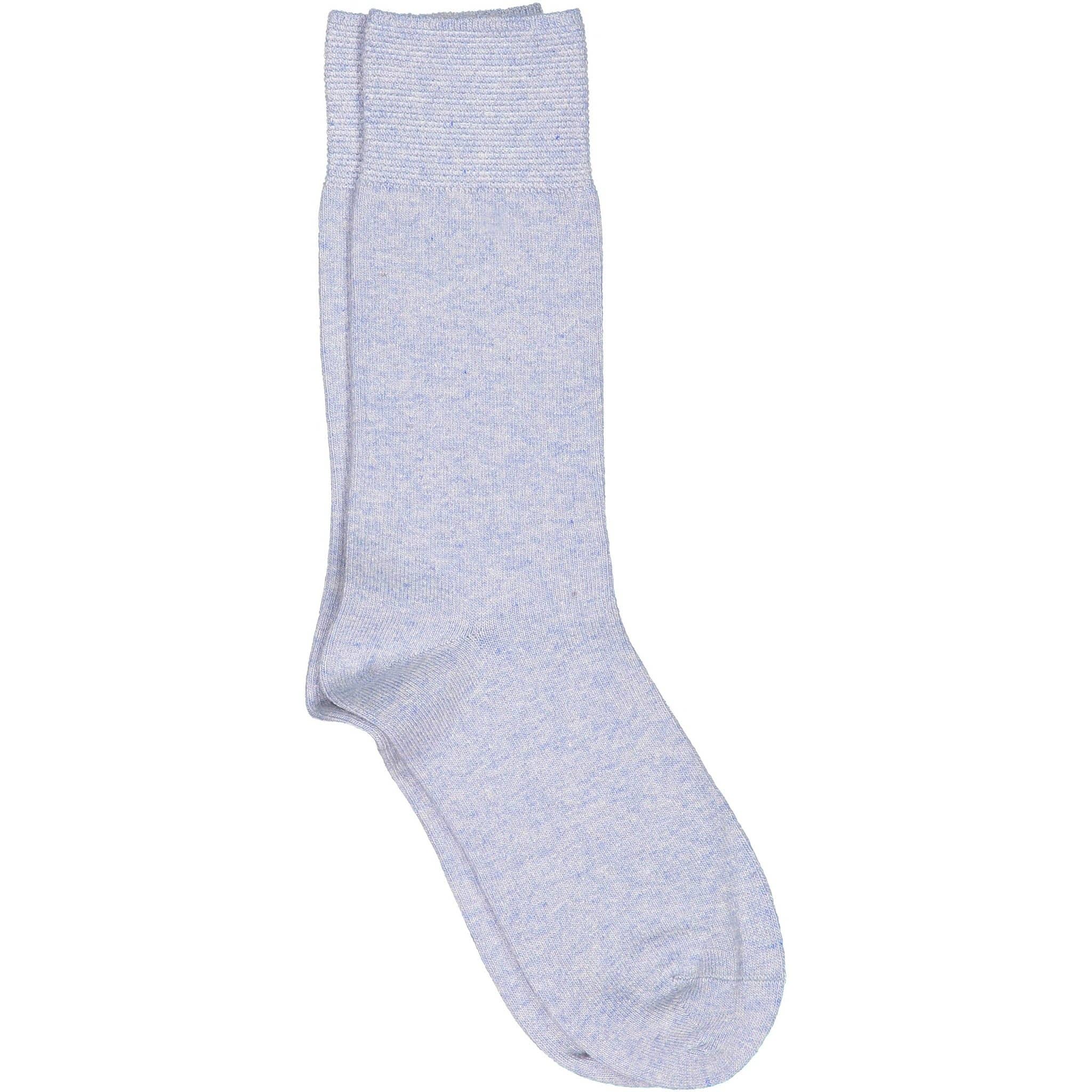 iLux Nuvola Cozy Cashmere Silk Pique Cuff Crew Socks 1602