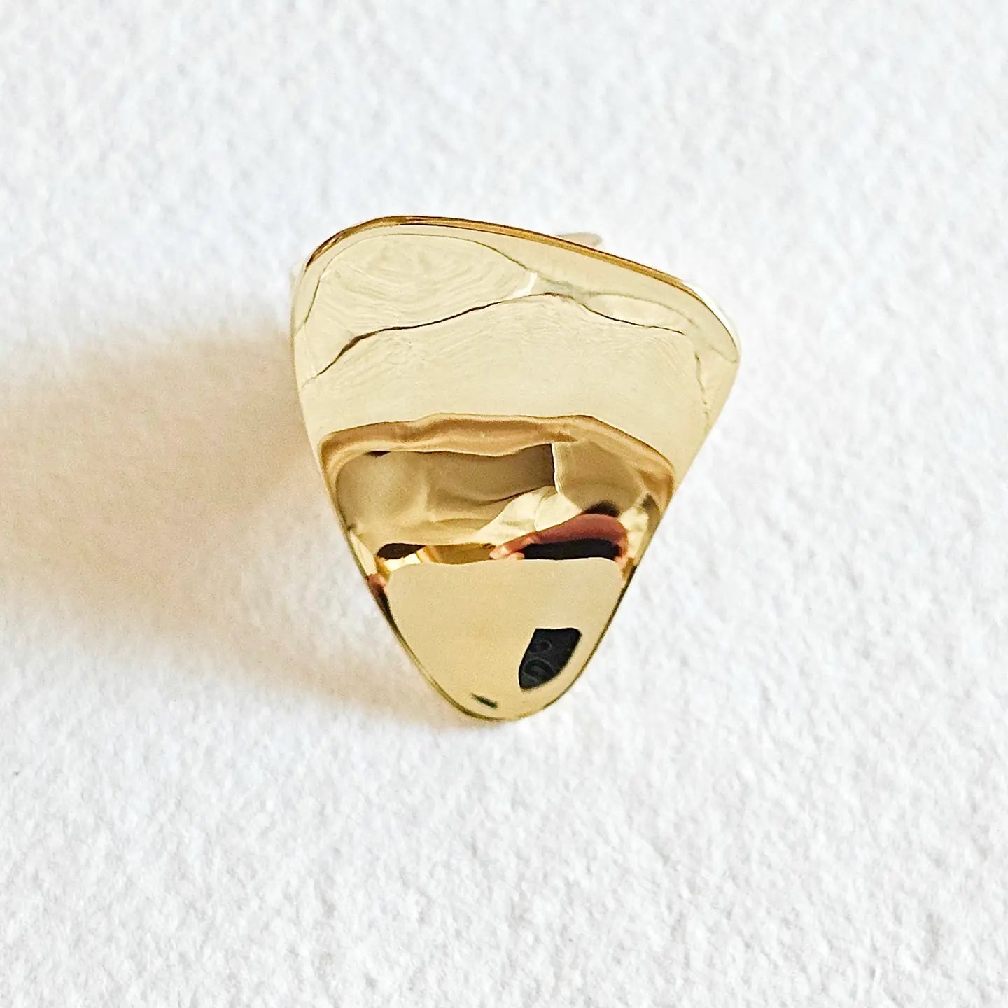 Bisjoux Brass Ring Pebble