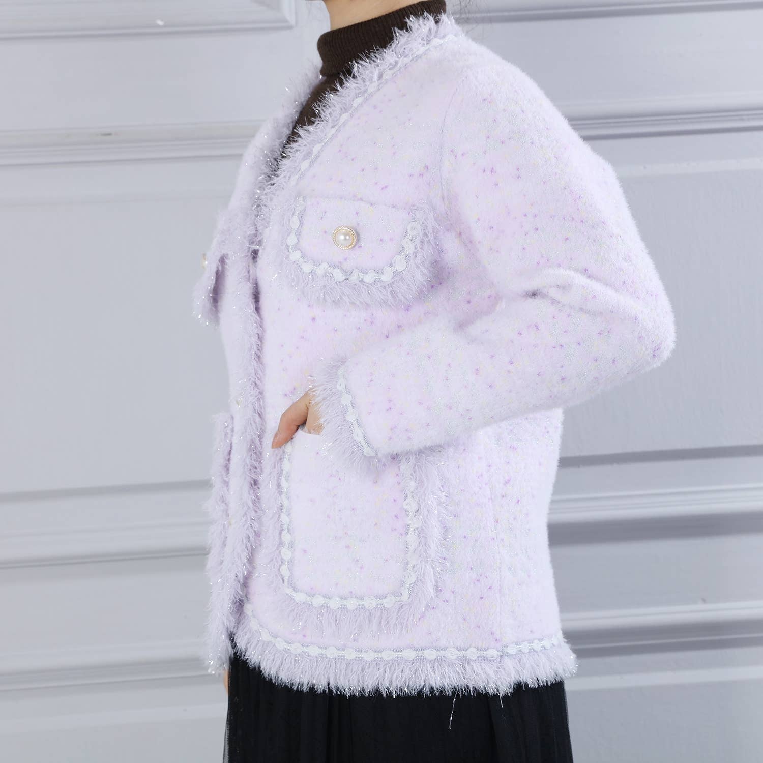 Thames Collection Super Soft Coco Knit Cardigan