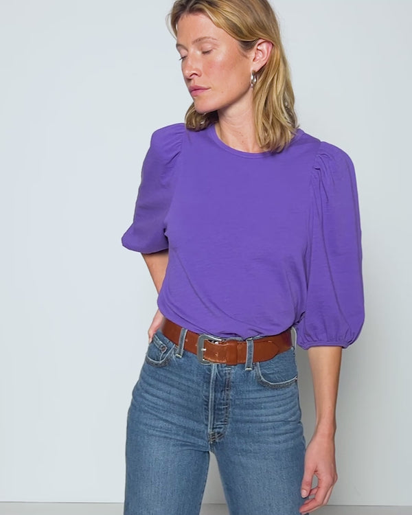 Nation LTD Evita Balloon Sleeve Top 2366