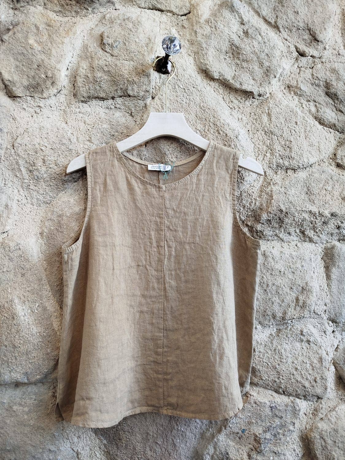 European Linen Tank 6288