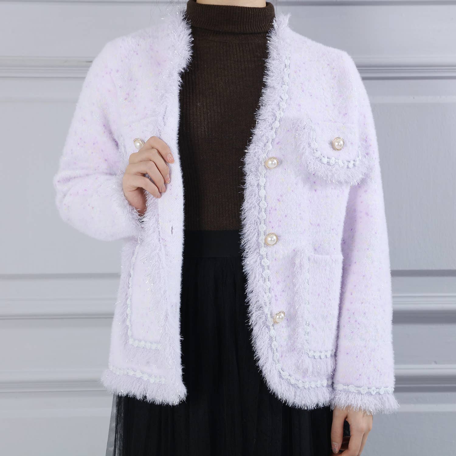 Thames Collection Super Soft Coco Knit Cardigan