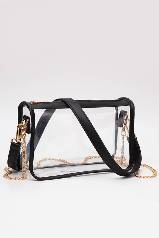Catherine's Game Day Clear Rectangle Stadium Crossbody Bag