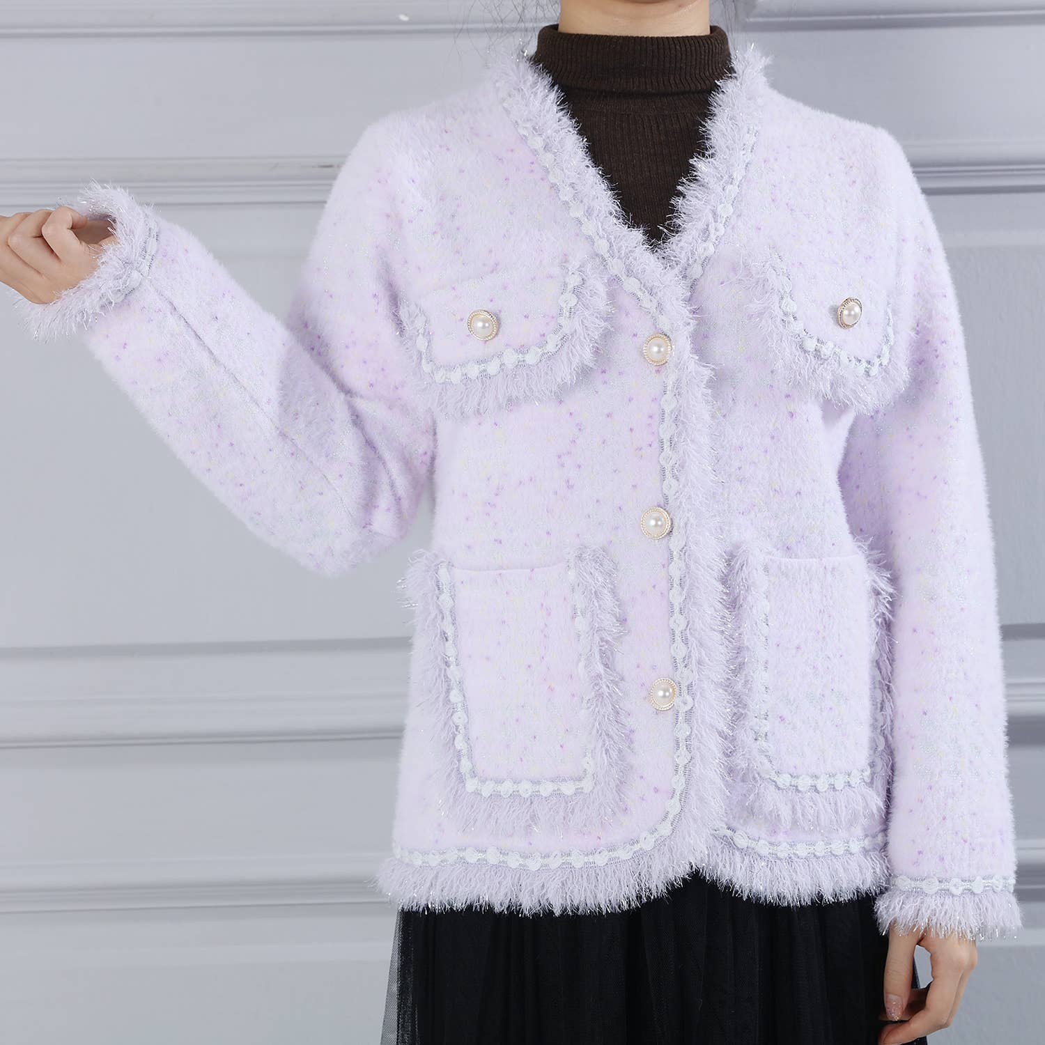 Thames Collection Super Soft Coco Knit Cardigan