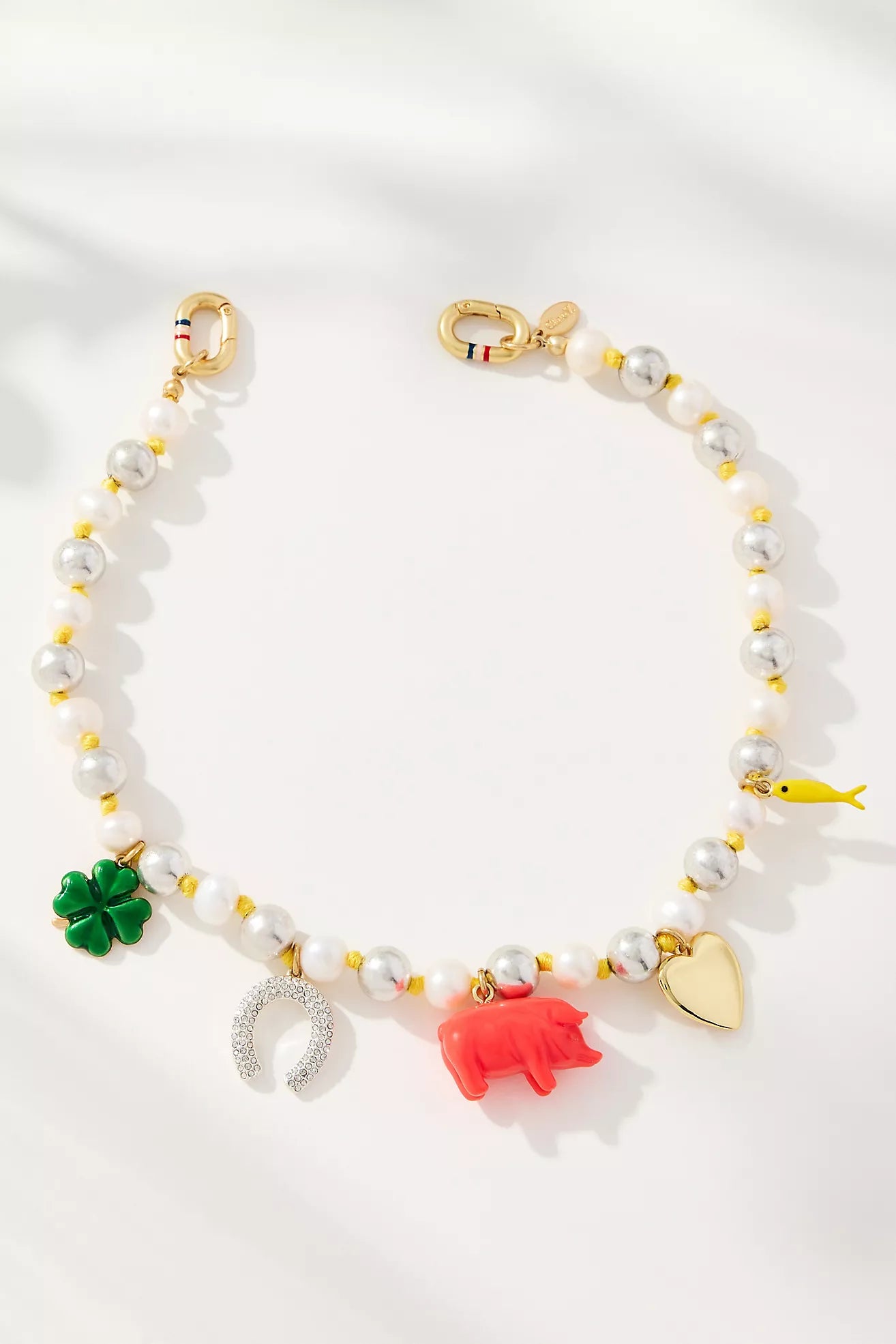 Clare V. Bonne Chance Charm Necklace JW-NC-NL-100159