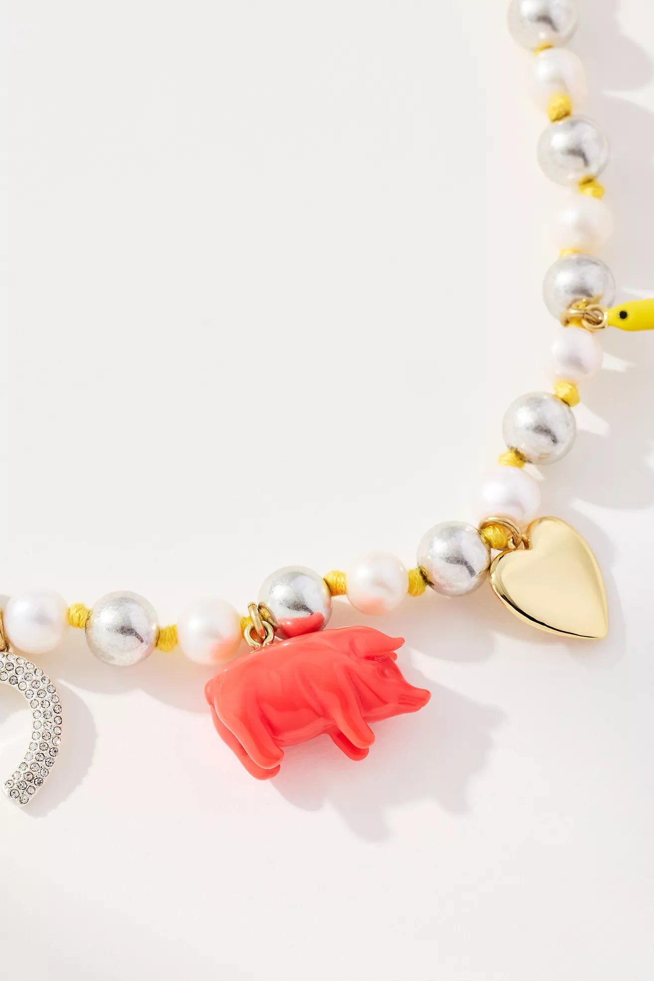 Clare V. Bonne Chance Charm Necklace JW-NC-NL-100159