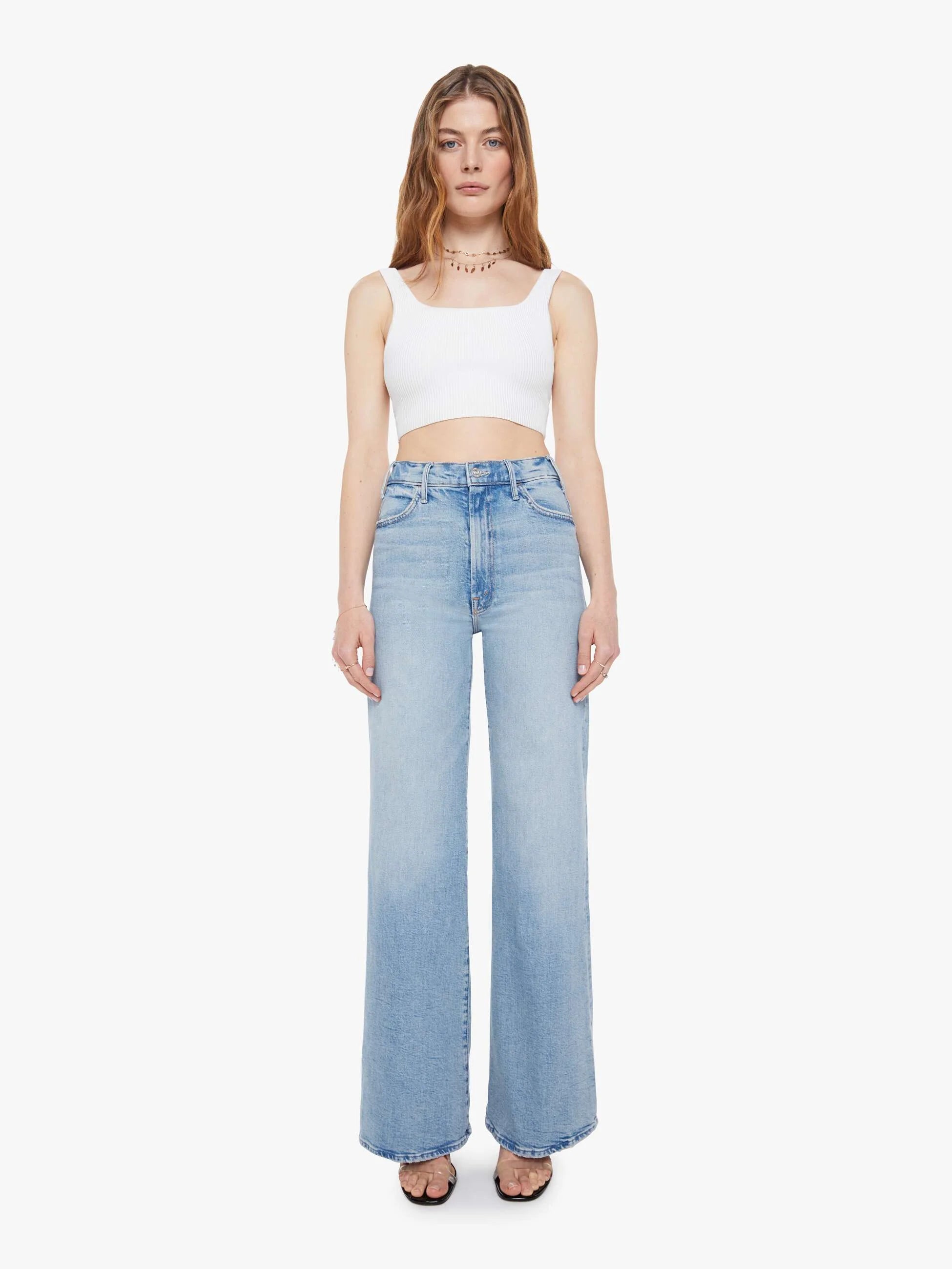 Mother The Hustler Roller Sneak Jean 10507-259